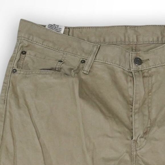 Levi's 514 Straight Fit Khaki Pants - 38x32 - Picture 3 of 4